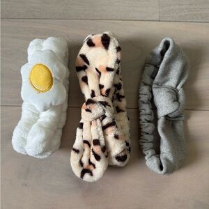 Set of Three Spa Headbands